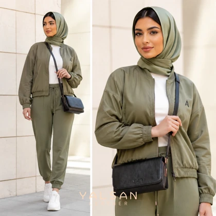 کیف دوشی زنانه چرم یلسان مدل روناک کد 210-MC