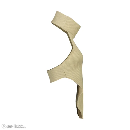 تاپ بافت پپا زنانه مدل Loomy رنگ کرم