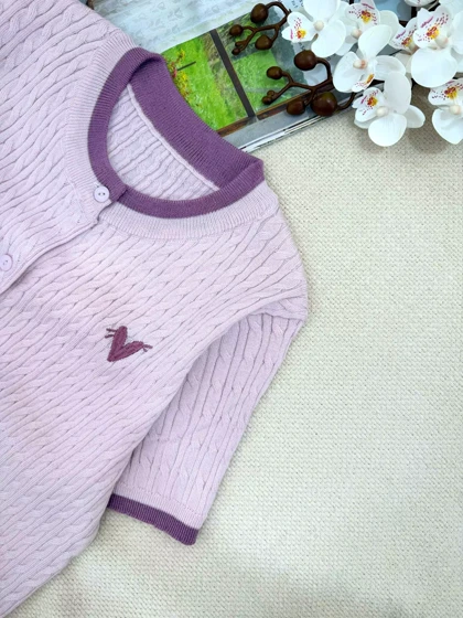 کاردیگان بافت طرح برجسته با گلدوزی قلب کد 5934