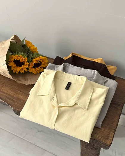 شومیز Milano (زرد کره ای)