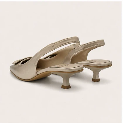 کفش مجلسی زنانه پاشنه‌دار 3 سانت مدل 400321 _ sandal valentino