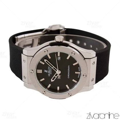 ساعت هابلوت مردانه کلاسیک فیوژن تک موتور صفحه مشکی 105061