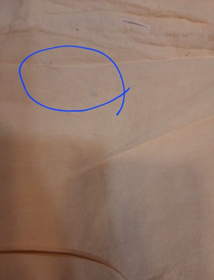 مانتو لینن پارمیس ( دارای ایراد جزئی )