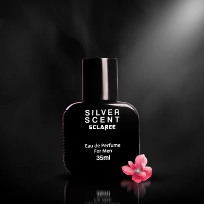 عطر جیبی مردانه اسکلاره مدل Silver Scent با رایحه گرم و تند حجم 35 میلی لیتر