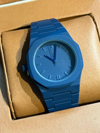 ساعت اسپرت طرح دیاموند سرمه ای