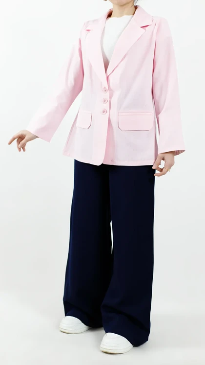 کت سه دکمه نیلا