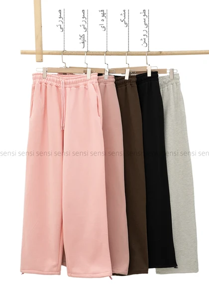 شلوار بگ داخل کرکی گرم بالا کد1005071