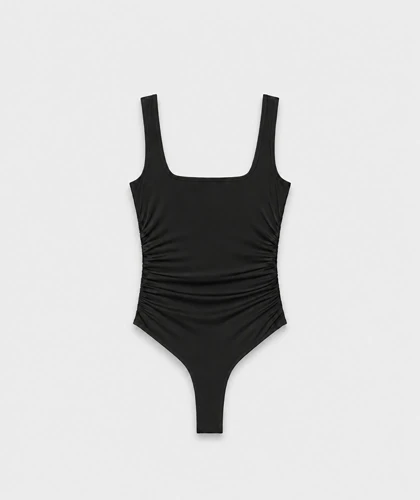 بادی یقه مربعی لاکرا Zara241