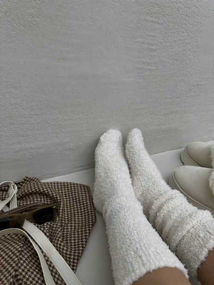 جوراب بلند حوله ای