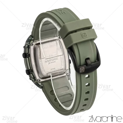 ساعت اورجینال ناوی فورس NaviForce دیجیتالی مستطیلی سبز 106982