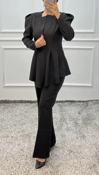 کت و شلوار زنانه مجلسی مدل ساناز