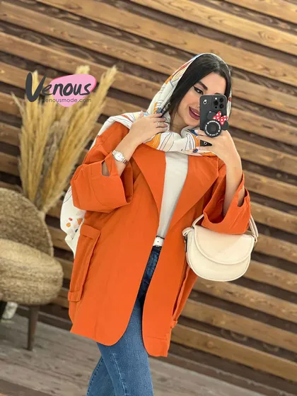 مانتو پانچ آستین چاک
