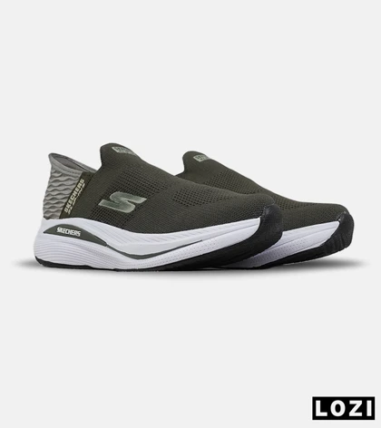 کفش کتانی طبی ورزشی سبز SKECHERS Slip-Ins مدل 8817