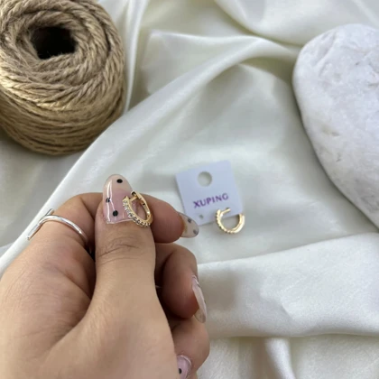 گوشواره زنانه ژوپینگ مدل درسا جواهری