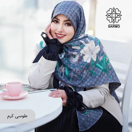 روسری ابریشم توییل گوشی