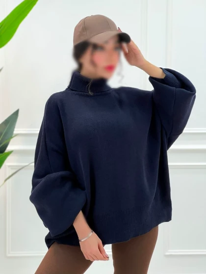 بافت یقه اسکی مدل شمیسا کد 40212