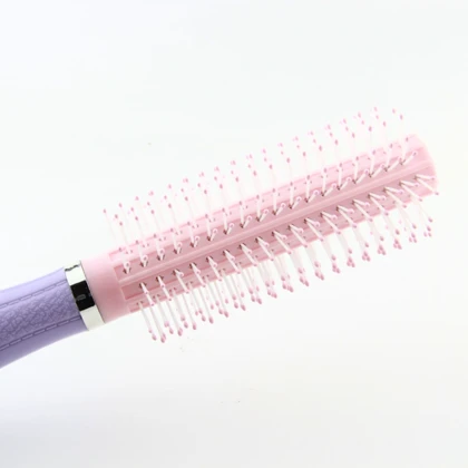 برس گرد دسته طرح چرمی