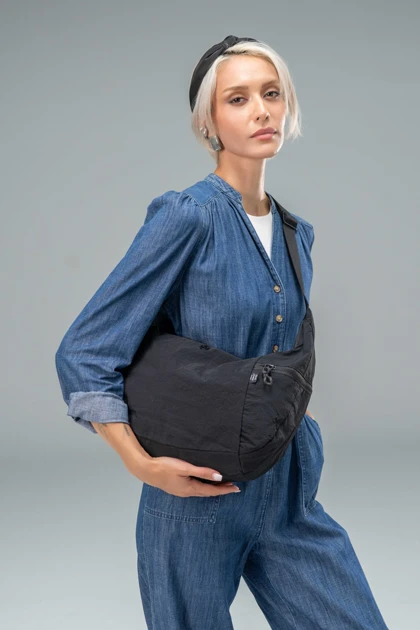 کیف دستی زنانه چرم مصنوعی دسته دار دیوید جونز DAVIDJONES