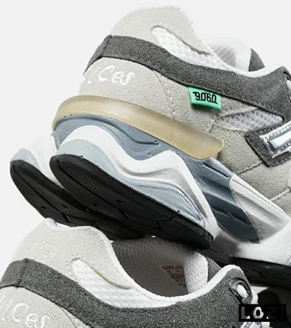 کفش کتانی مردانه و زنانه طوسی خاکستری NEW BALANCE 9060 مدل 7306