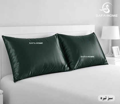 روبالشتی ساتن مدل جفتی صفاهوم