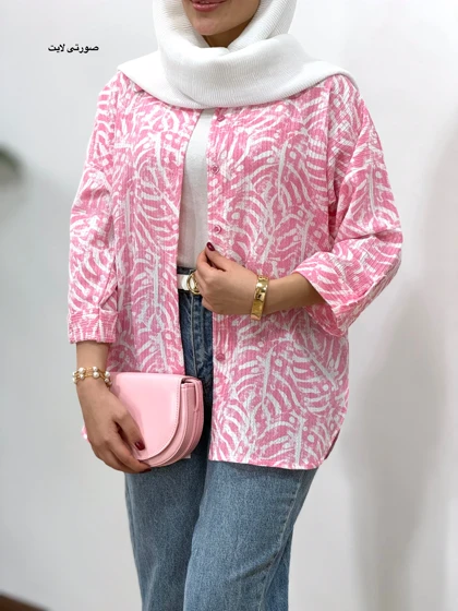 تونیک مانتویی لینن ناز مهر