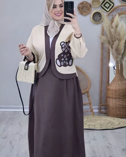 کت و دامن خرسی LV