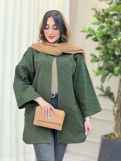 مانتو برش‌دار بغل چاک