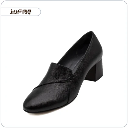 کفش پاشنه‌دار زنانه چرم مدل B1545
