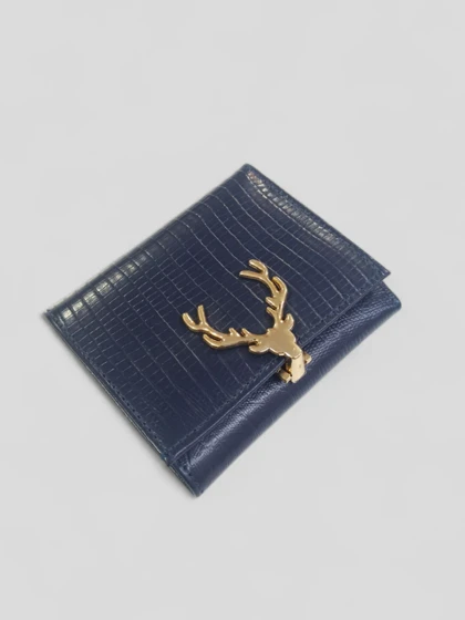 کیف پول دخترانه چرم طبیعی مدل سه لت