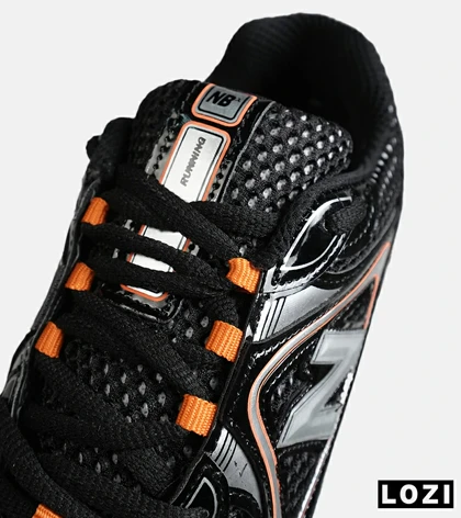 کفش کتانی مردانه و زنانه مشکی سفید نارنجی NEW BALANCE 1064 مدل 8152