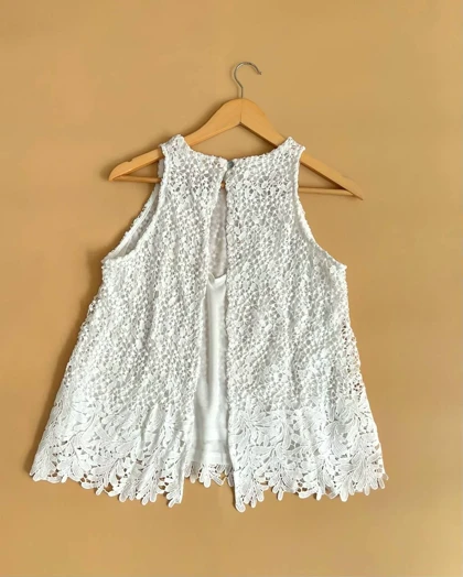 تاپ تمام گیپور مرواریدی کد 1729