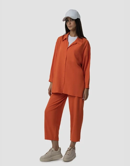 لینن ست مانتو تک جیب