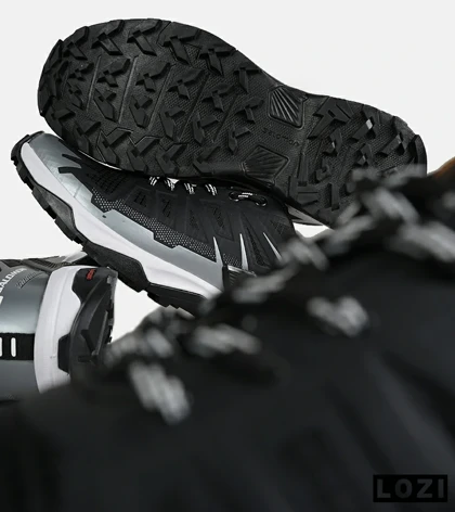 کفش کوهنوردی مشکی طوسی مردانه و زنانه سالومون ایکس تی مدل 7348