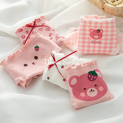 شورت طرح Pink Bear (مناسب سایز 38-42)