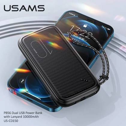 پاور بانک یوسامز USAMS مدل US-CD150 ظرفیت 10000 توان 10 وات