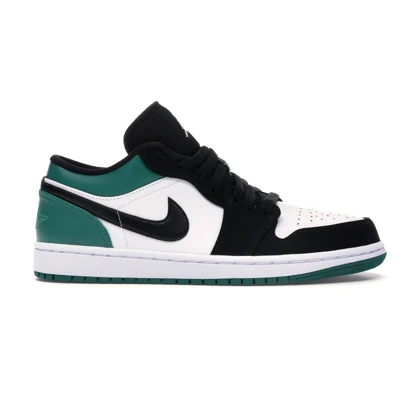 کفش جردن 1 مشکی سبز طرح Low Shoes کد 281743