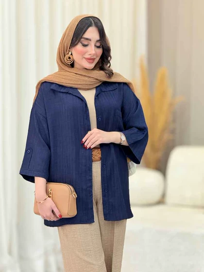 مانتو تک جیب آستین پاگن آندیا