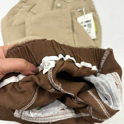 شلوار دخترانه بوت کات کتان کش اورجینال