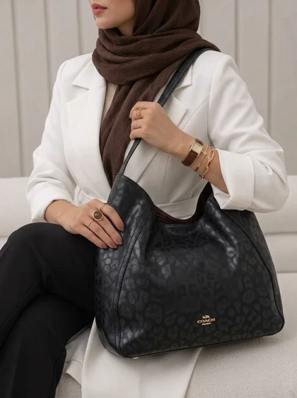 کیف دوشی دخترانه تک دسته طرح کوچ جگوار کد 103