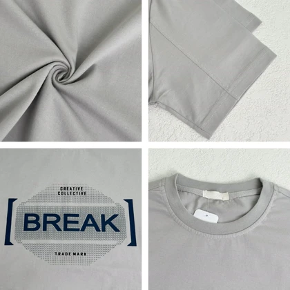 تیشرت مردانه یقه گرد BREAK | آی بولک