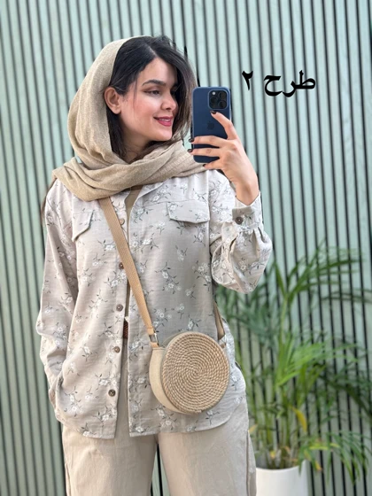 شومیز مانتویی گلشید