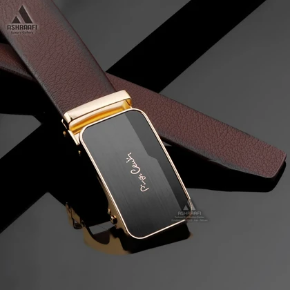 کمربند مردانه ریلی Pierre Cardin Leather Ratchet Belt BL18