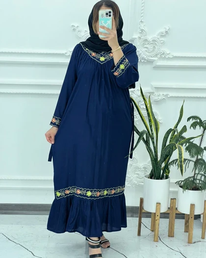لباس ساحلی کریشه گلدوزی 4118