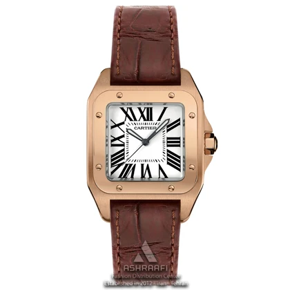 کارتیه سانتوس رزگلد Cartier Santos 100-RW