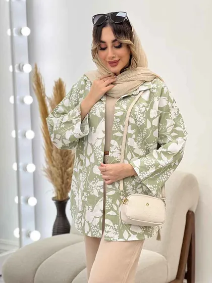 شومیز طرح دار پارمیدا