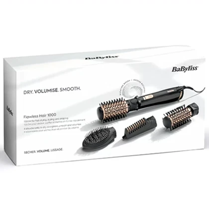 سشوار برس دار چرخشی بابلیس BABYLISS مدل AS964ROE توان 1000 وات