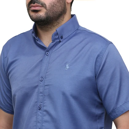 پیراهن آستین کوتاه ساده مردانه برند مد مدل 14111499