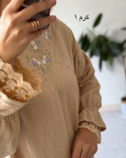 پیراهن مانتویی ترمه