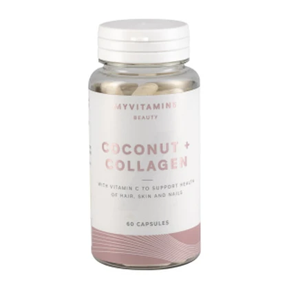 کپسول کلاژن و روغن نارگیل مای ویتامینز (My Vitamins) مدل Coconut Collagen بسته 180 عددی