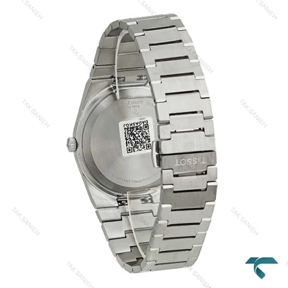 ساعت PRX مردانه تیسوت نقره ای صفحه تیفانی Tissot-8050-G